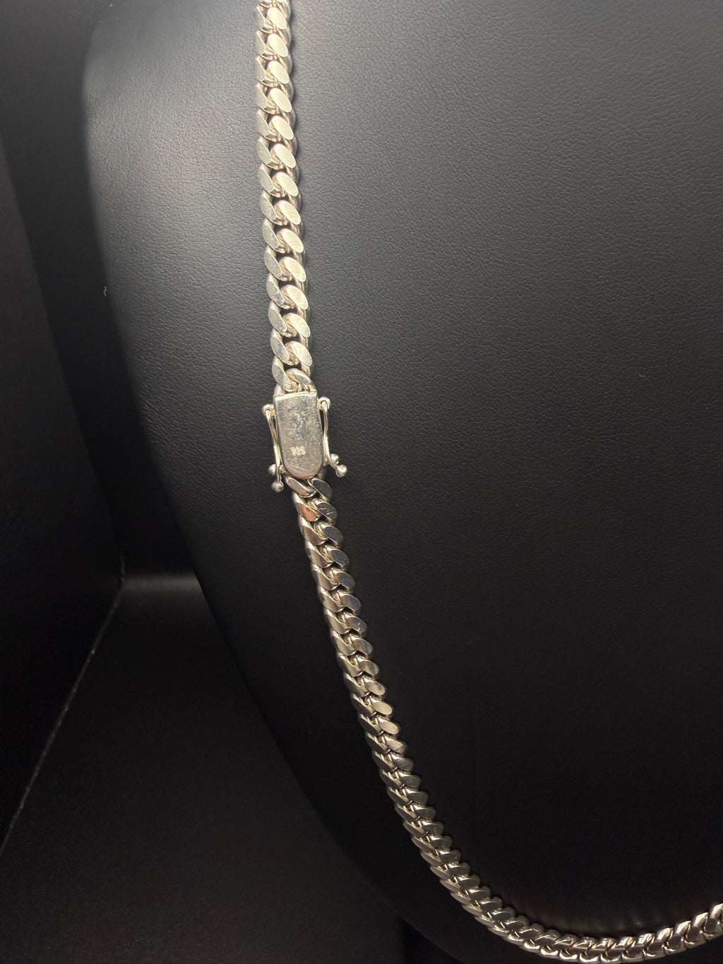 925 Sterling Silver Cuban Link Chain 6mm 24” - 55.1g